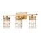 Z-Lite Archer 3 Light Vanity, Heirloom Gold & Clear 344-3V-HG - alternate 1
